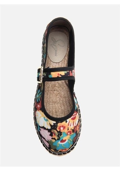 Pers Taba Çiçek Kadın Düz Espadril modelleri