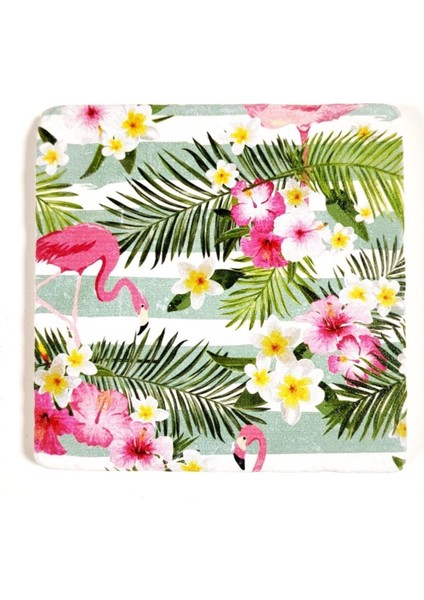 Doğal Taşlı Banyo Gider Süsü, Dekoratif Figürlü, 10x10 cm, Set