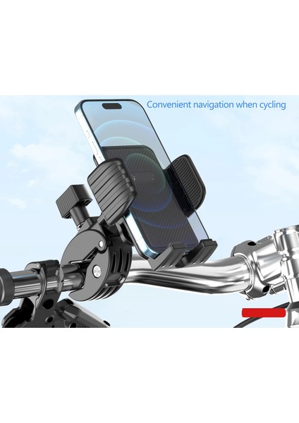 Motosiklet-Bisiklet Telefon Tutucu Titreşim Önleyici Sistem Gidon Ve Ayna Bağlantılı modelleri