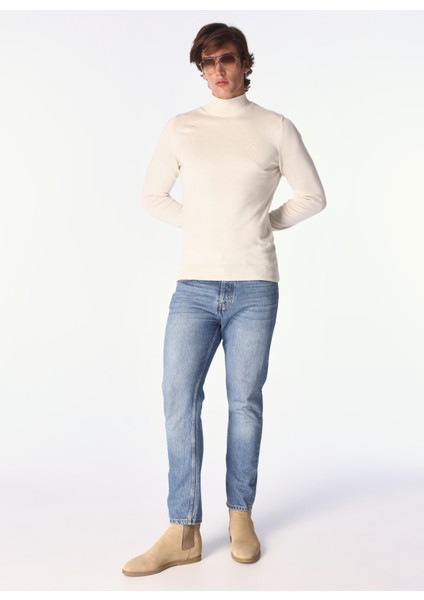 Yarım Balıkçı Yaka Basic Düz Ekru Erkek Kazak F4WM-KZK 2841 fiyatları