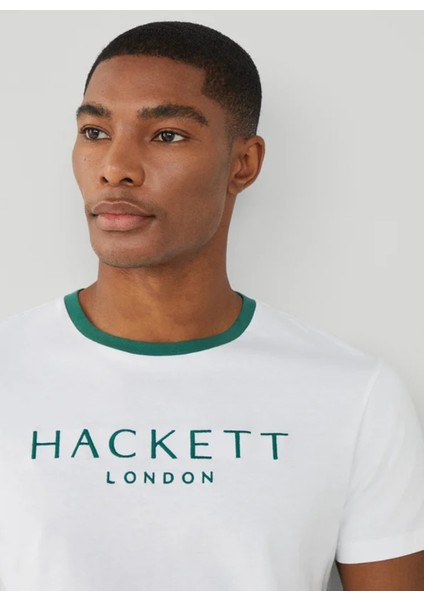 Bisiklet Yaka Beyaz Erkek T-Shirt HM500797 fiyatları