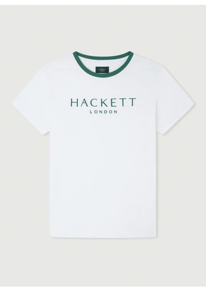 Bisiklet Yaka Beyaz Erkek T-Shirt HM500797 indirimleri