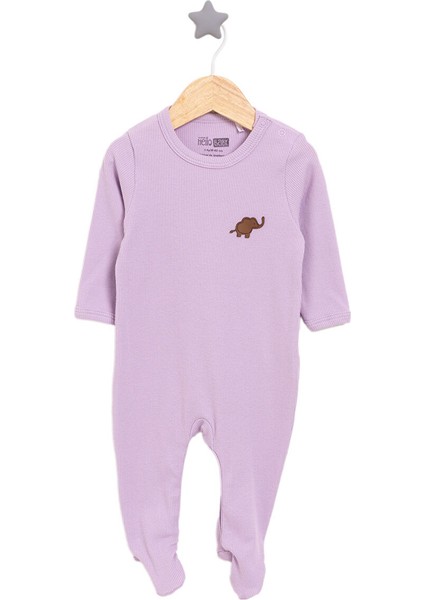 HelloBaby Yenidoğan Kız Patikli Tulum Kız Bebek