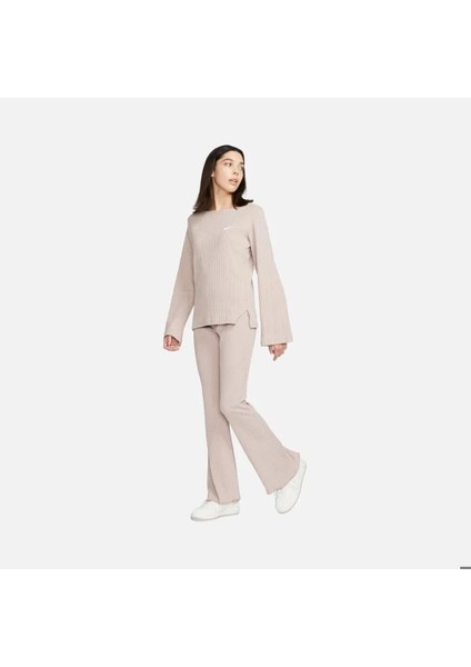 Sportswear Ribbed Statement Jersey Long-Sleeve Kadın Tişört DV7866-272 indirimleri