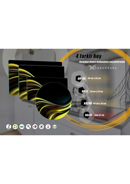 Cam Kesme Tahtası 1205 Model Çap 32 cm