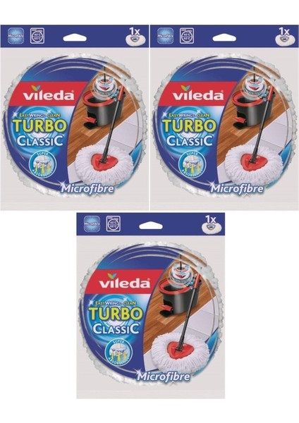 Turbo mikrofiber yedek mop paspas ucu seti, rahat temizlik için ideal