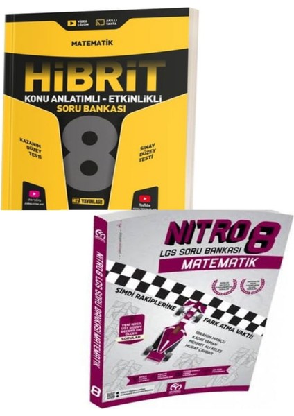 8. Sınıf Matematik Hibrit Soru Bankası + Nitro Soru Bankası
