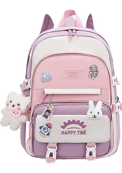 Yw-Bc Versiyonu Tarzı Sevimli Ortaokul Okul Öğrencisi Öğrencisi Lise Kore Kadın Ins Ilkokul Çantası (Yurt Dışından)