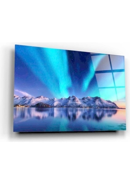 Teknoo- Dağ Manzarası Cam Tablo modelleri