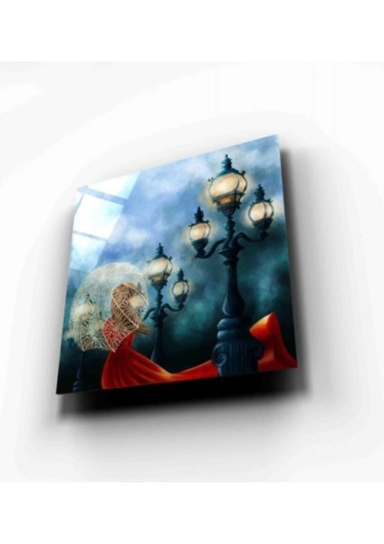 Teknoo- Sokak Lambası Cam Tablo fırsatları