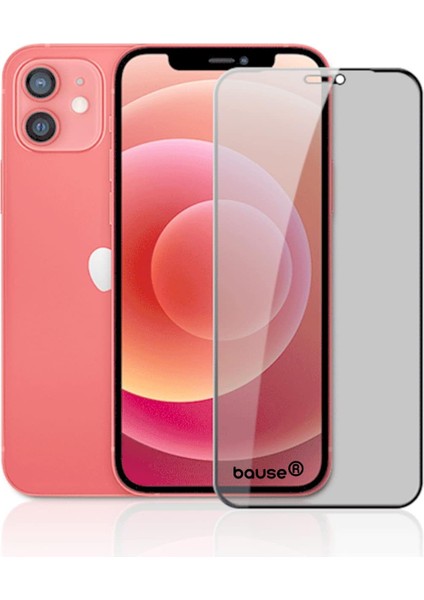 iPhone 12 | 12 Pro Uyumlu Full 10D Hayalet/privacy Ekran Koruyucu Kırılmaz Cam (Iphone 12/12 Pro 6.1')