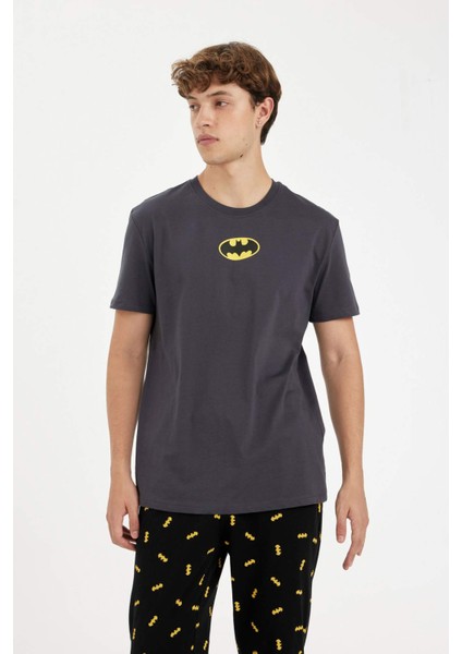 Batman Regular Fit Kısa Kollu Pijama Takımı D2604AX24AU