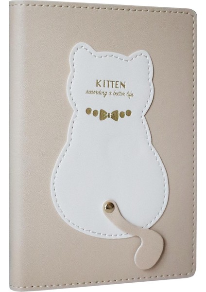 Geçmeli Kedili Defter A6 80 Gr. 192 Sayfa