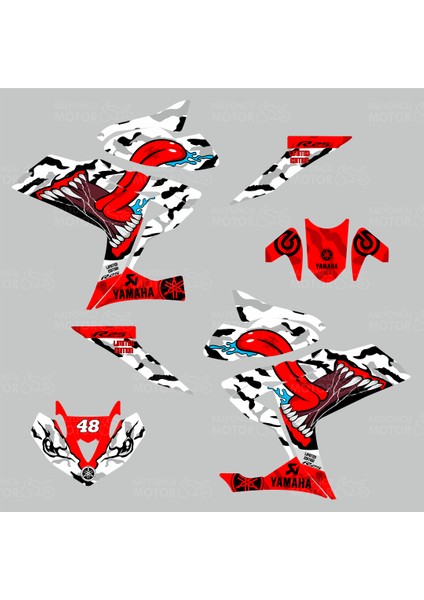 Yamaha R25 Asphalt Monster Design Beyaz 48 fiyatları