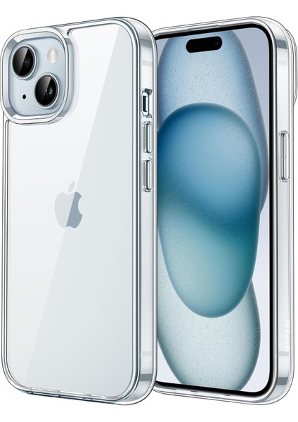 Öz Trend Store iPhone Şeffaf Sert Kristal Mika Sararmaz Kılıf (Iphone 15)