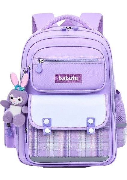 Ilkokul Çantası Büyük Kapasiteli Yükü Azaltan Omurga Koruması Su Geçirmez Yüksek Görünümlü Sırt Çantası (Yurt Dışından)