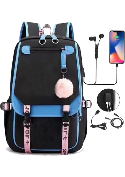 Aliexpress Rahat Erkek ve Kadın Sırt Çantaları Orta ve Lise Öğrencileri Için (Yurt Dışından)