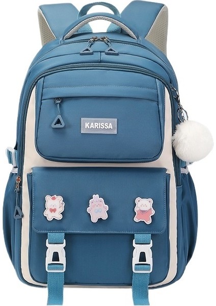 Kız Çocukları Için Okul Çantaları, Üçüncü Ila Altıncı Sınıf Ortaokul Öğrencileri Için Çocuk Okul Çantaları, Büyük Kapasiteli, Yükü Azaltan, Omurgayı Koruyan, Su Geçirmez Sırt Çantaları (Yurt Dışından)