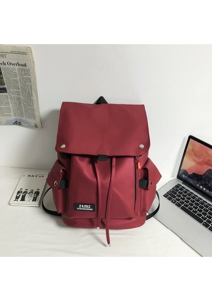 Büyük Kapasiteli Su Geçirmez Ortaokul Öğrencisi Okul Çantası Üniversite Öğrencisi Kadın Bilgisayar Sırt Çantası (Yurt Dışından)