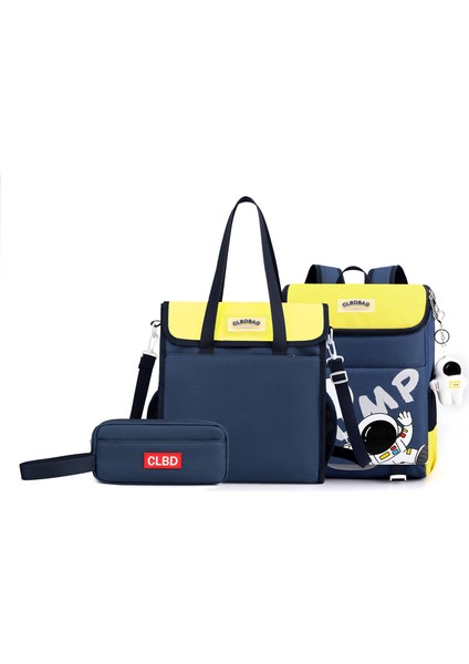 Karikatür Ilkokul Öğrencisi Okul Çantası Erkek Birinci, Ikinci, Üçüncü, Dördüncü, Beşinci ve Altıncı Sınıf Uzay Çocuk Okul Çantası 6-10-12 Yaşında Sırt Çantası (Yurt Dışından)