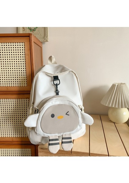 Ortaokul Öğrencisi Kadın Sırt Çantası Büyük Kapasiteli Üniversite Öğrencisi Seyahat Çok Yönlü Sırt Çantası (Yurt Dışından)