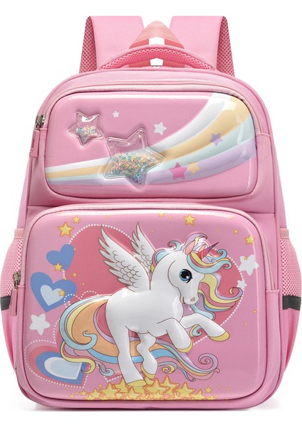 Ilkokul Öğrencisi Okul Çantası Karikatür Sevimli Yumurta Kabuğu Büyük Kapasiteli Anaokulu Okul Çantası (Yurt Dışından)