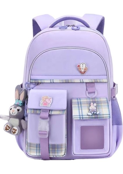 Ilkokul Öğrencileri Için Yeni Stil Kız Okul Çantaları 1-3-6-9 Sınıf Su Geçirmez Yük Azaltıcı Ortaokul Çocukları 6-15 Yaş Sırt Çantası (Yurt Dışından)
