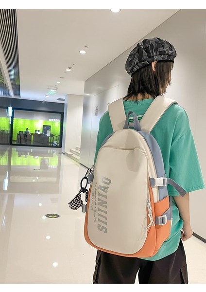 Moda Günlük Okul Çantası Kız Orta Okul Sırt Çantası (Yurt Dışından)