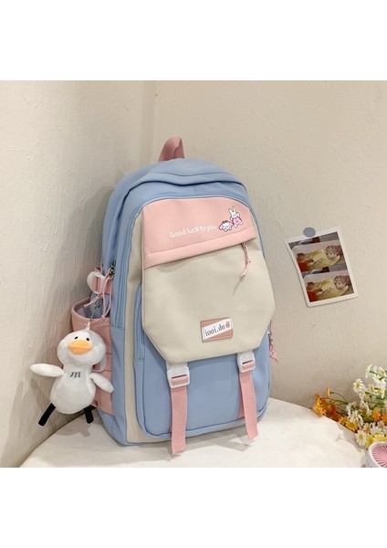 Ortaokul Kız Çantası, Ortaokul Öğrencisinin Geniş Kapasiteli Sırt Çantası (Yurt Dışından)