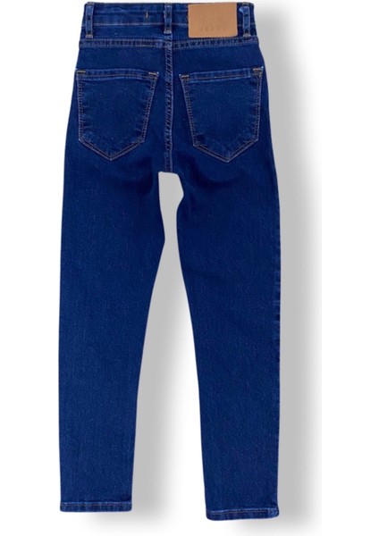 Çocuk Unisex Koyu Mavi Jean modelleri