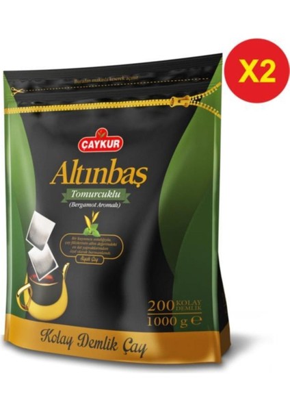 Altınbaş Tomurcuklu Demlik Poşet Çay 5 gr 200'lü 2 Paket 400 Adet