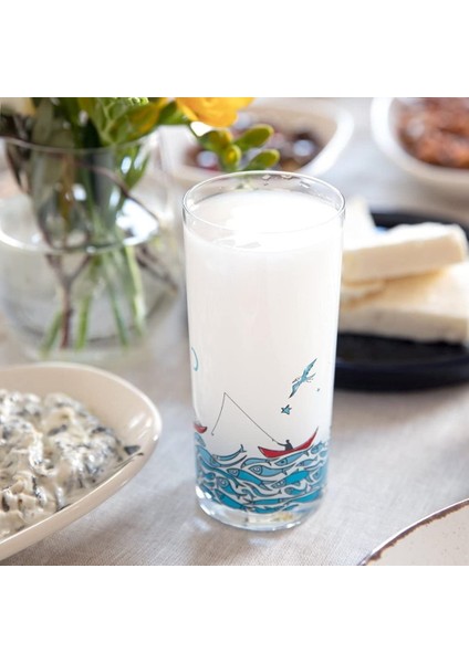 Anason Işleri Balık Masalı Rakı Kadehi 2 Adet indirimleri