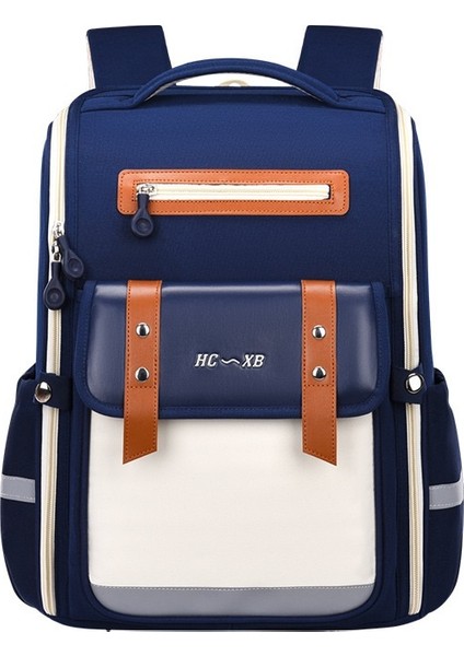 1-6. Sınıflardaki Kız ve Erkek Ilkokul Öğrencilerinin Ingiliz Tarzı Okul Çantaları (Yurt Dışından)