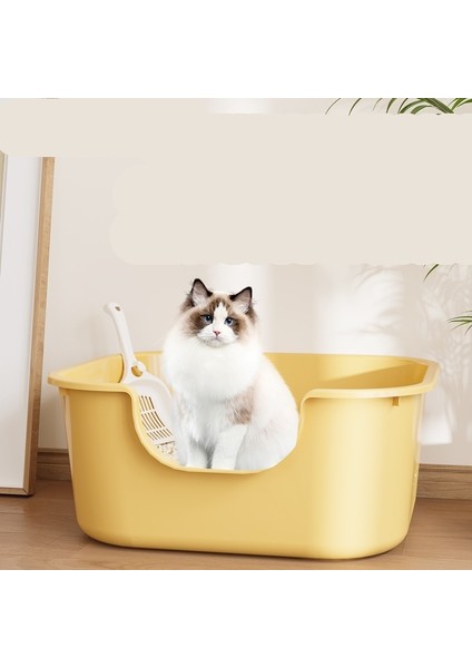 Kedi Kumu Kutusu Açık Sıçramaya Dayanıklı Kedi Tuvaleti (Yurt Dışından) modelleri