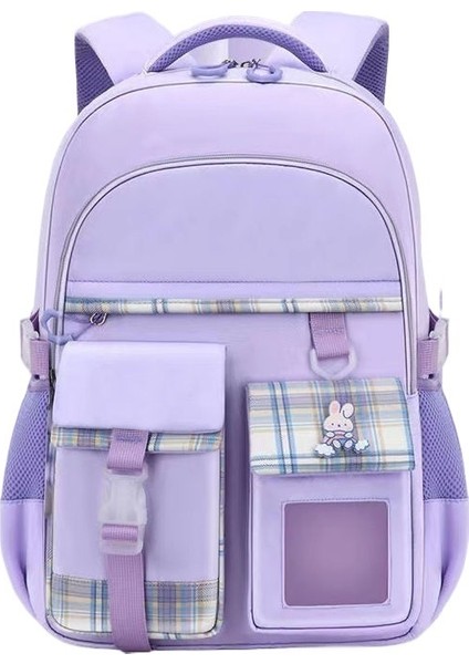 Ilkokul Öğrencisi Kuromi Okul Çantası Çocukların Birinci, Ikinci, Üçüncü ve Altıncı Sınıfa Kadar Olan Yükünü Azaltan, Omurgayı Koruyan Hafif Sırt Çantası (Yurt Dışından)