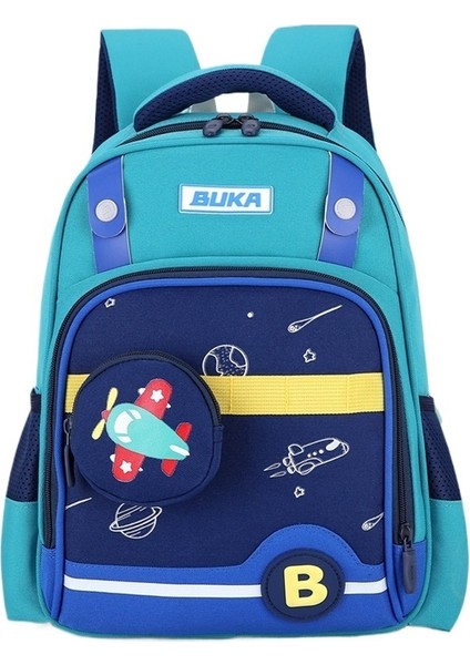 Ilkokul Öğrencisi Okul Çantası Çocuk Birinci, Ikinci ve Üçüncü Sınıf Omurga Koruma ve Yük Azaltma Su Geçirmez Kadın Sevimli Karikatür Çocuklar Için Sırt Çantası (Yurt Dışından)
