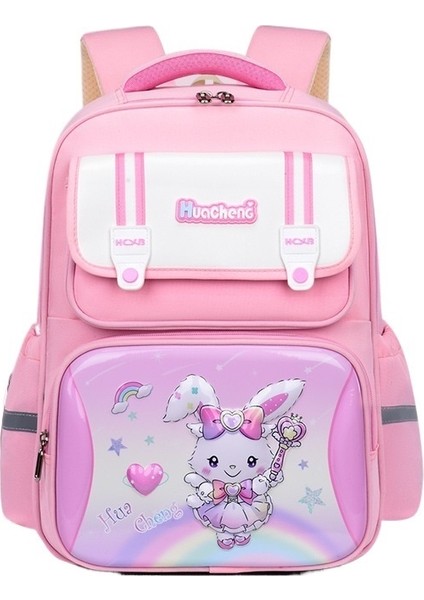 Ilkokul Öğrencileri Için Karikatür Okul Çantası 1-3-6 Sınıf Erkek ve Kız Büyük Kapasiteli Dekompresyon Omurga Koruma Sırt Çantası (Yurt Dışından)