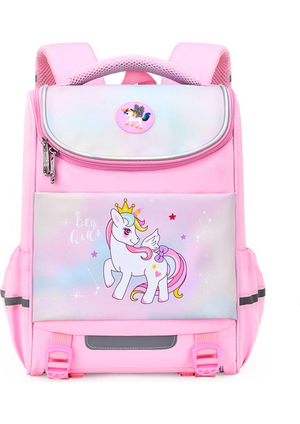 Yeni Ilkokul Öğrencisi Karikatür Okul Çantası Erkek ve Kadın Tek Parça Açık Alan Çantası 1-2 Sınıf Çocuk Sırt Çantası (Yurt Dışından)