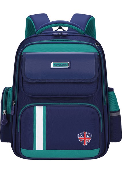 3. Sınıftan 6. Sınıfa Kadar Erkek Çocuklar Için Okul Çantaları, Hafif, Geniş Kapasiteli, Yük Azaltıcı, Çocuk ve Kız Çocukları Için Omurgayı Koruyan Ingiliz Tarzı Sırt Çantaları (Yurt Dışından)