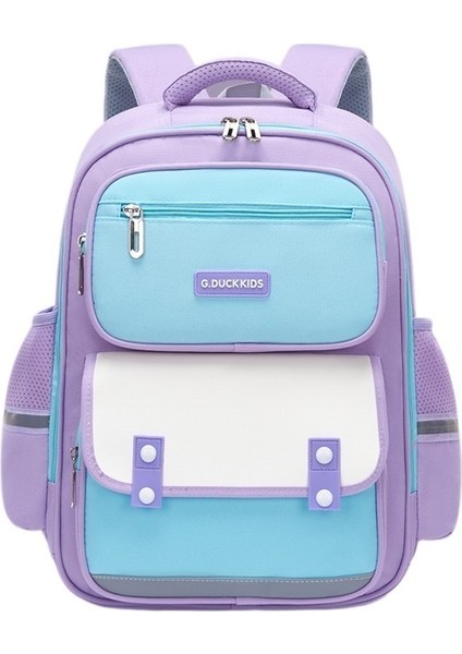 Yük Azaltıcı Büyük Kapasiteli Sırt Çantası Ilkokul Erkek ve Kız 1-6. Sınıf Omurga Koruma Okul Çantası (Yurt Dışından)