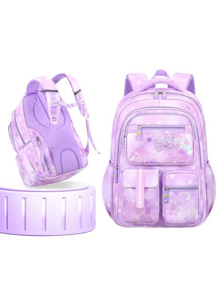 Ilkokul 1-6. Sınıf Öğrencileri Için Hafif, Yük Azaltıcı, Büyük Kapasiteli Dış Ticaret Omurga Koruyucu Çocuk Okul Çantası (Yurt Dışından)