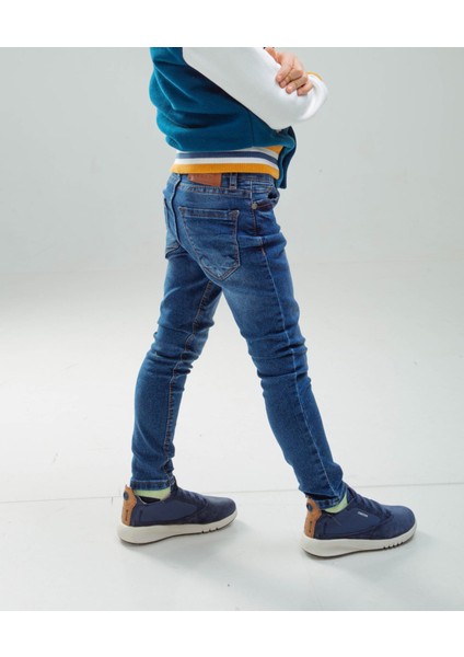Unisex Çocuk Mavi Kot Pantolon fiyatları
