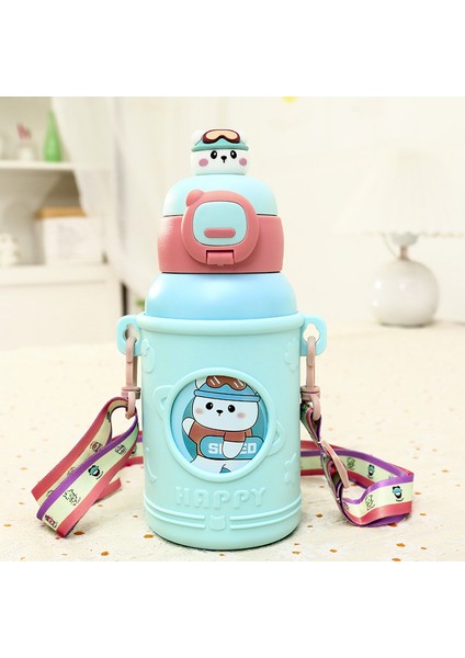 Yykkhun 500 ml Paslanmaz Çelik Taşınabilir Yalıtımlı Çocuk Suluklar Mataralar (Yurt Dışından)