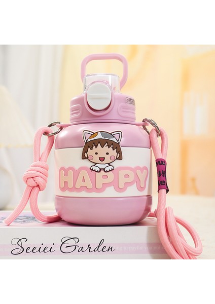 Yykkhun 650 ml Paslanmaz Çelik Taşınabilir Yalıtımlı Çocuk Suluklar Mataralar (Yurt Dışından)