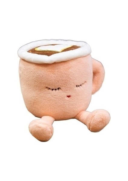 Büyük Latte Kahve Fincanı Yastık Peluş Oyuncak Kız Hediye (Yurt Dışından)