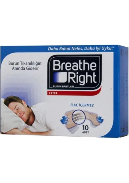 Breathe Right Extra Burun Bandı 10 Adet