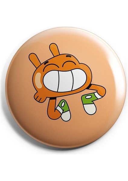 Gumball Tasarımları V6 Iğneli Çanta Rozeti