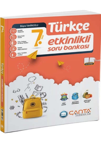 2025 7. Sınıf Türkçe Etkinlikli Kazanım Soru Bankası
