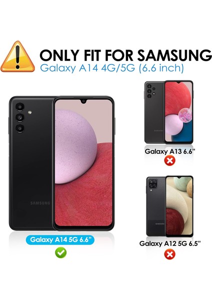 Samsung Galaxy A14 5g Ekran Koruyucu, Temperli Cam Hd 3'lü Paket