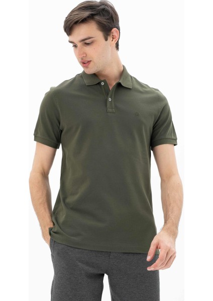 Erkek %95 Pamuk Polo Yaka Regular Fit T-shirt Y25374302501 modelleri